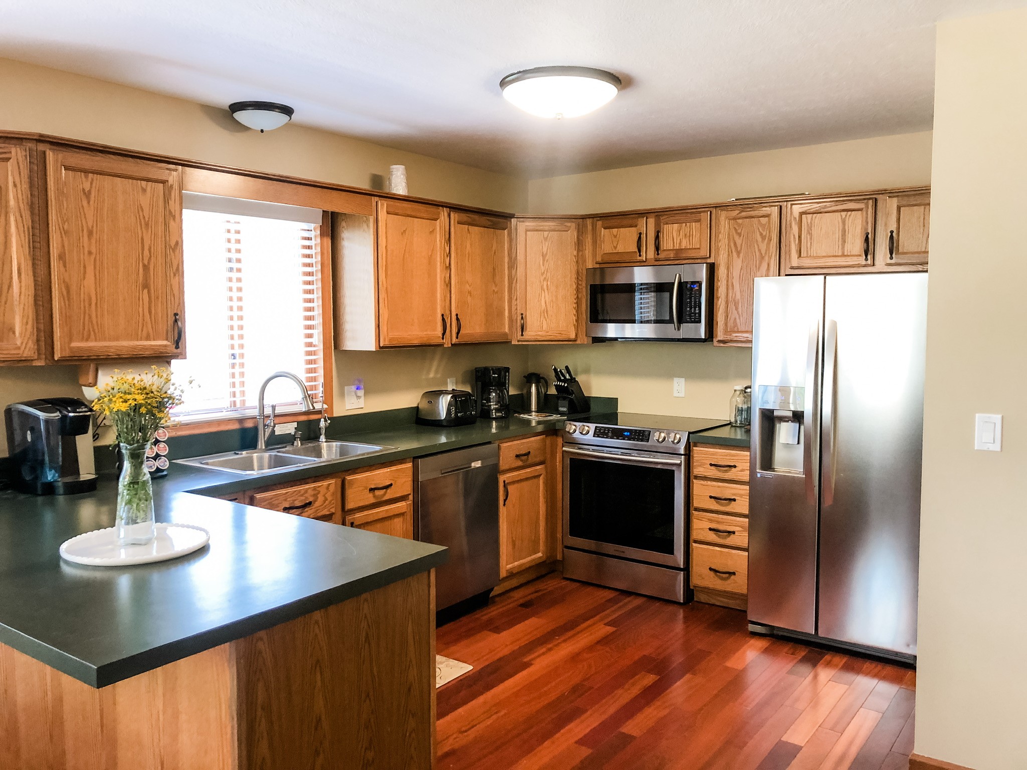Kitchen with stainless steel appliances at Cave and Creek